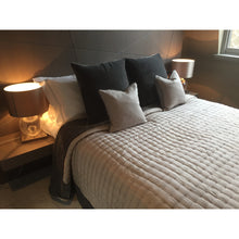 Load image into Gallery viewer, Pure Linen Bed Sets - hemstitched with hand embroidery, satin stitched and plain linen sets