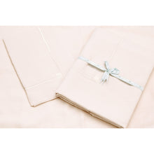 Load image into Gallery viewer, Pure Linen Bed Sets - hemstitched with hand embroidery, satin stitched and plain linen sets

