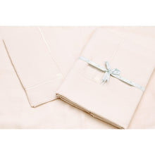 Load image into Gallery viewer, Pure Linen Bed Sets - hemstitched with hand embroidery, satin stitched and plain linen sets